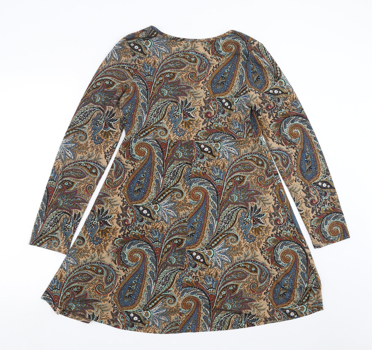 Preworn Womens Multicoloured Paisley  Fit & Flare  Size M