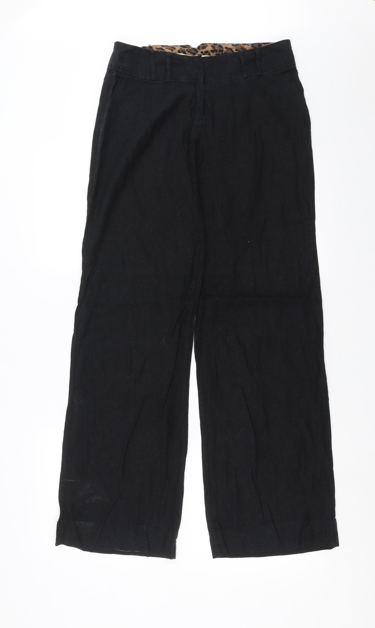 Evie Womens Black   Trousers  Size 10 L32 in