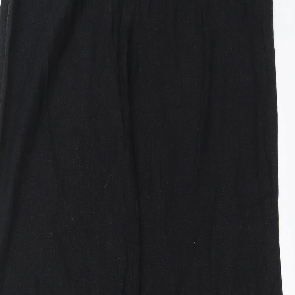 Evie Womens Black   Trousers  Size 10 L32 in