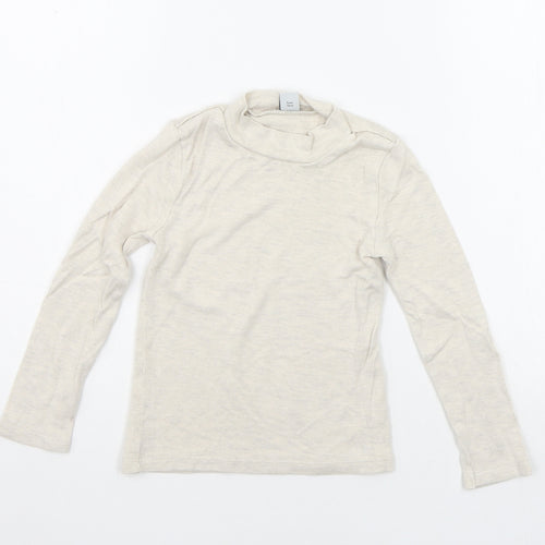 TU Boys Beige   Basic T-Shirt Size 5 Years