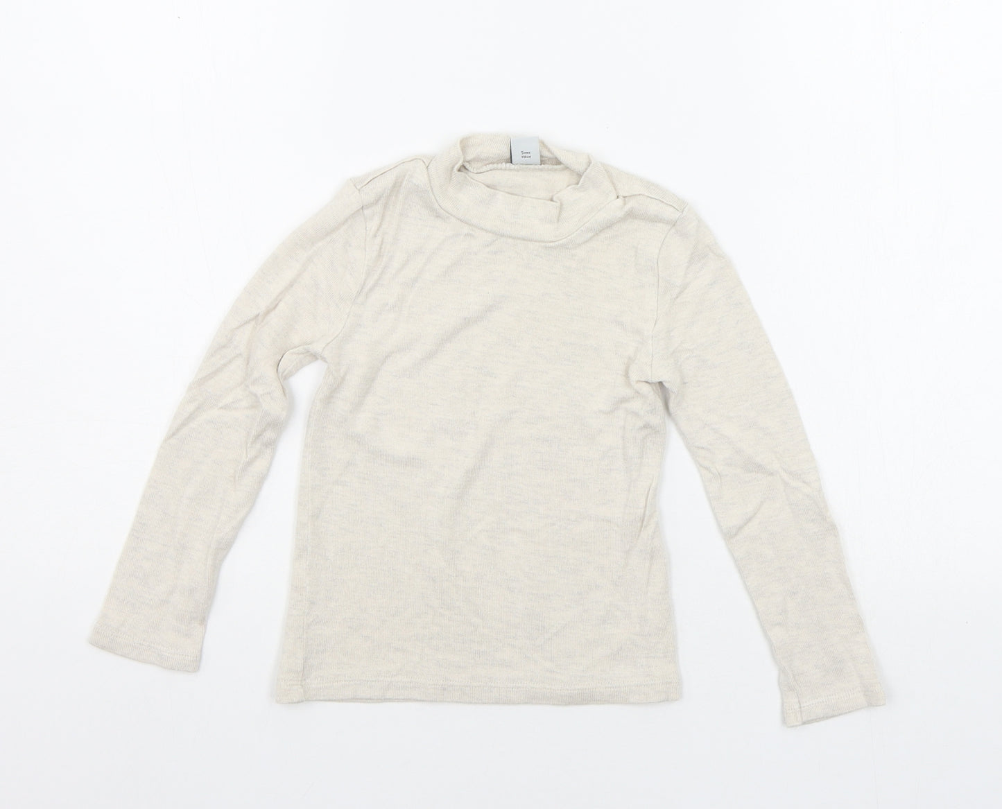 TU Boys Beige   Basic T-Shirt Size 5 Years