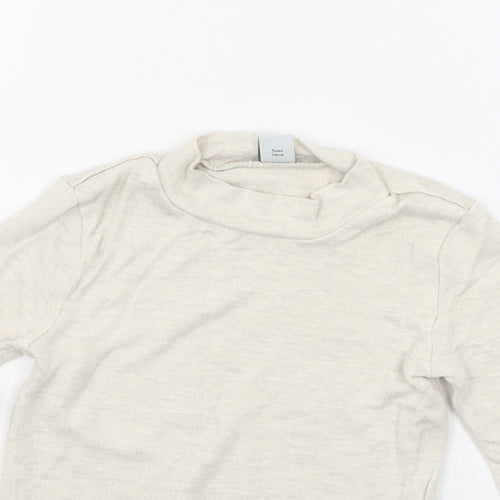 TU Boys Beige   Basic T-Shirt Size 5 Years