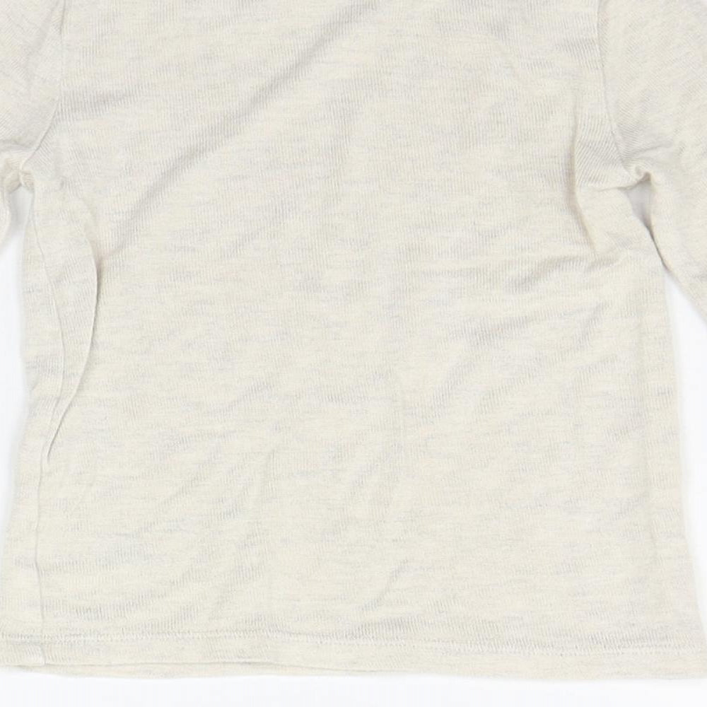 TU Boys Beige   Basic T-Shirt Size 5 Years