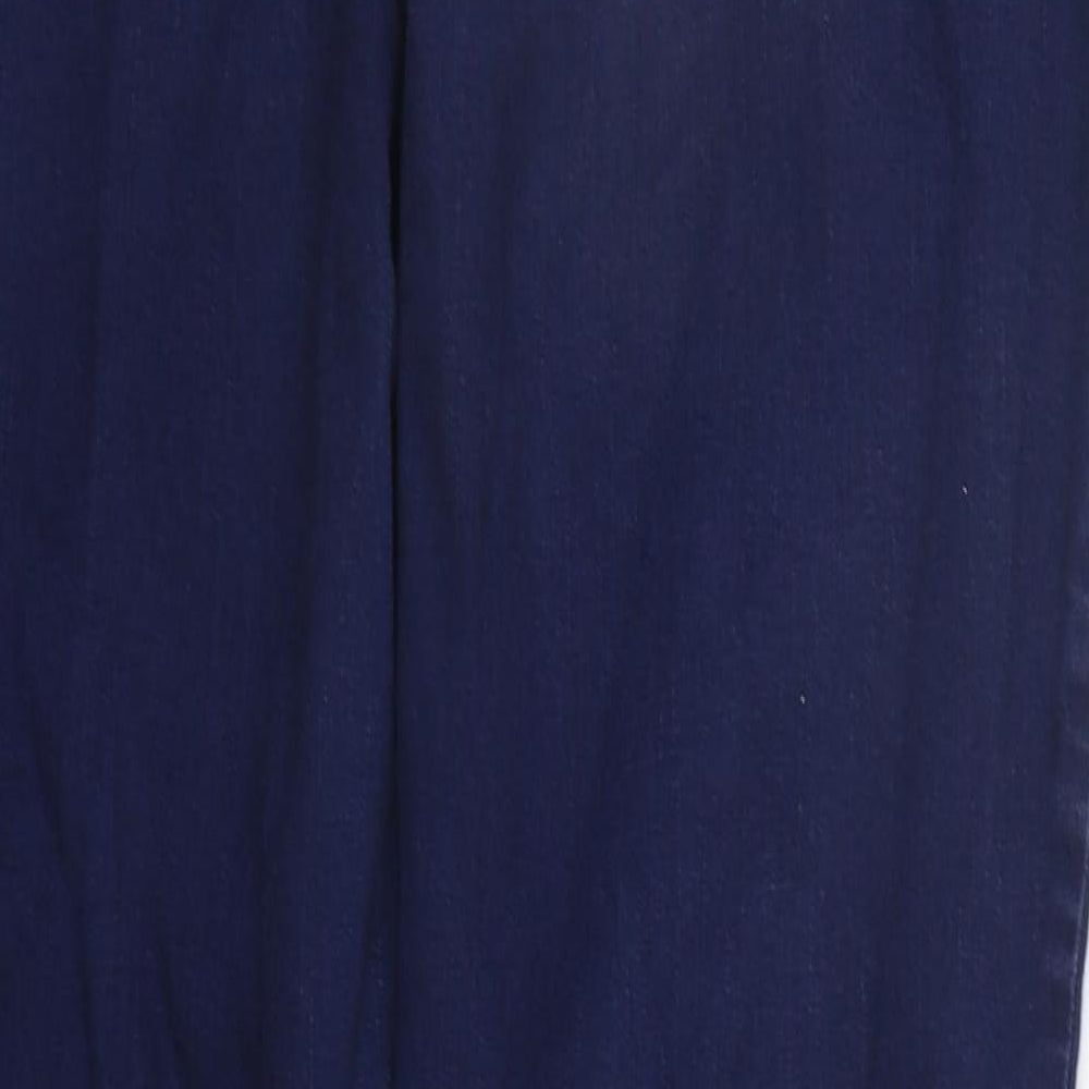 Marks and Spencer Womens Blue   Straight Jeans Size 14 L27 in
