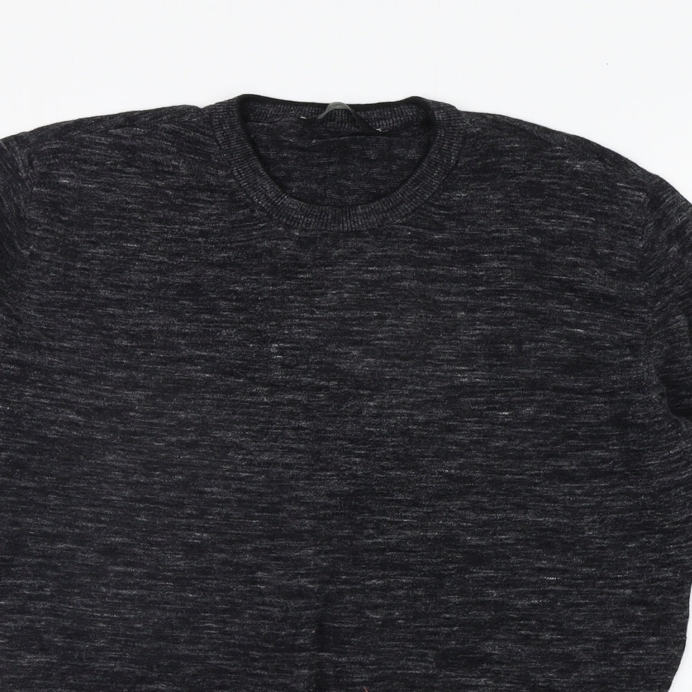 George Mens Grey   Pullover Jumper Size M