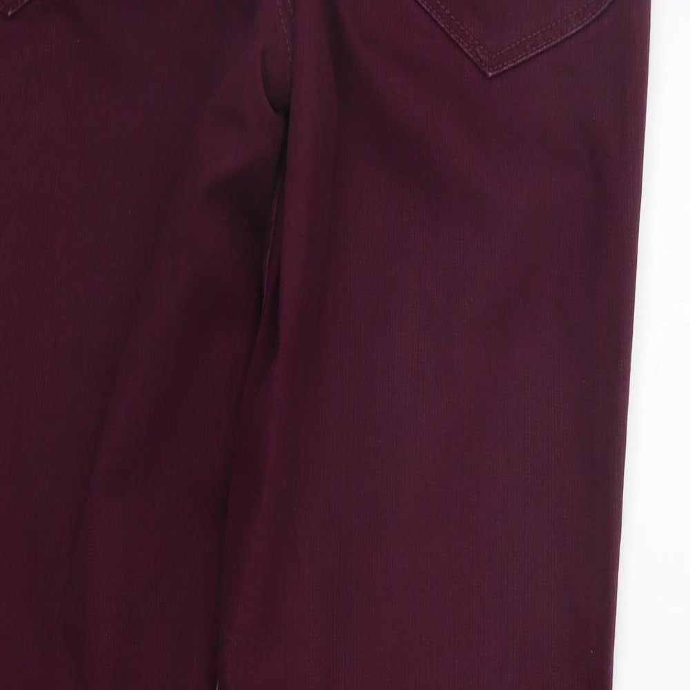 MANTARY  Womens Purple   Straight Jeans Size 36 in L30 in