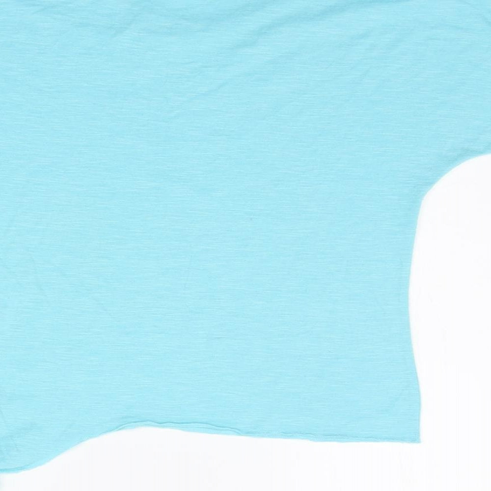 MISS EVIE Girls Blue   Basic T-Shirt Size 13-14 Years