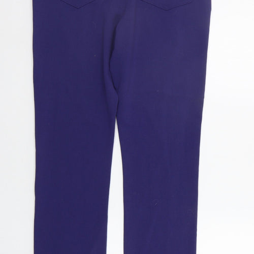Marks and Spencer Womens Blue   Trousers  Size 12 L27 in
