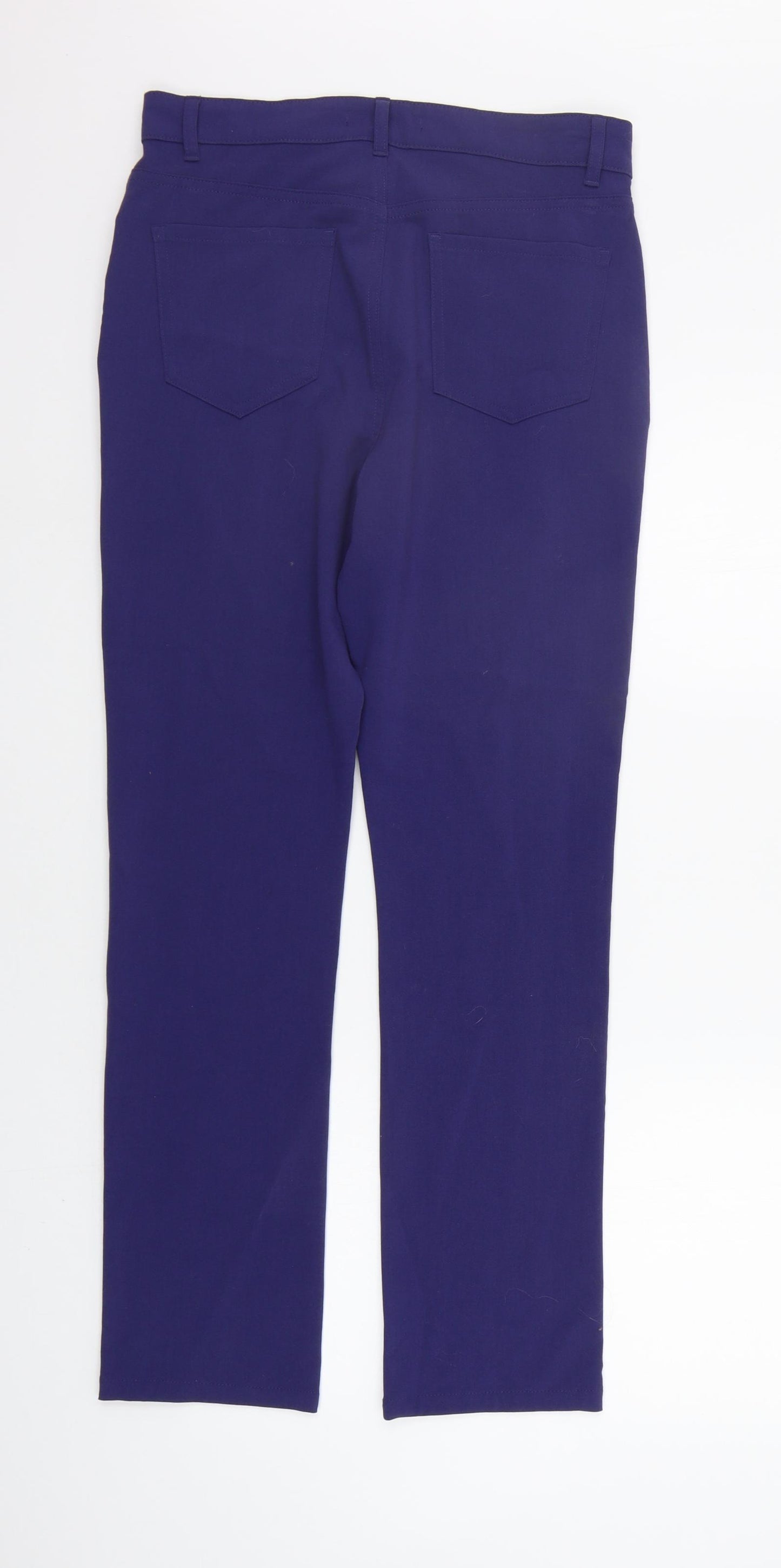Marks and Spencer Womens Blue   Trousers  Size 12 L27 in