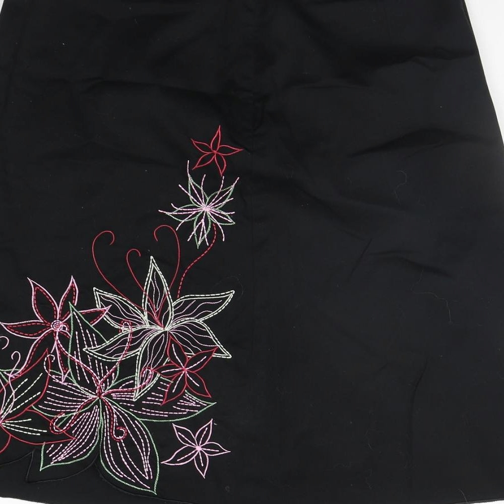 NEXT Womens Black   A-Line Skirt Size 12