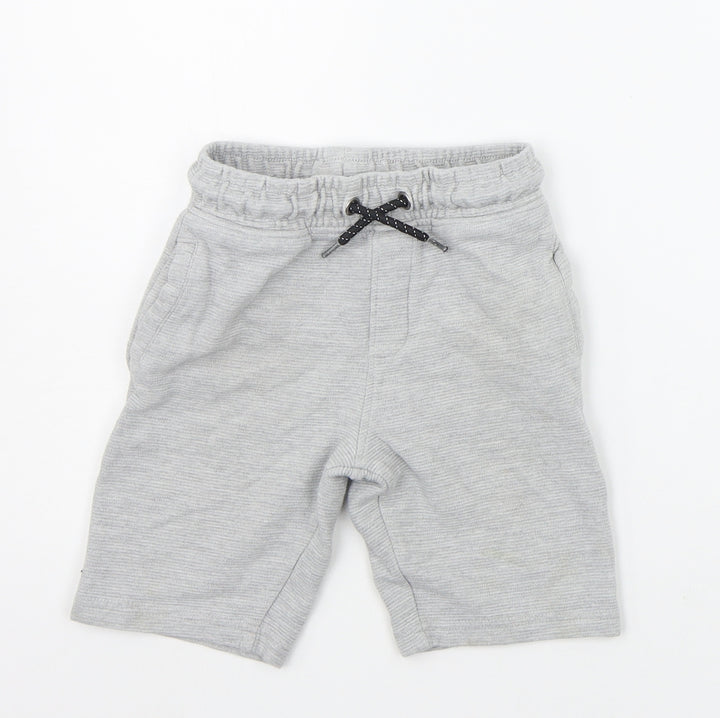 TU Boys Grey Chino Shorts Size 6 Years