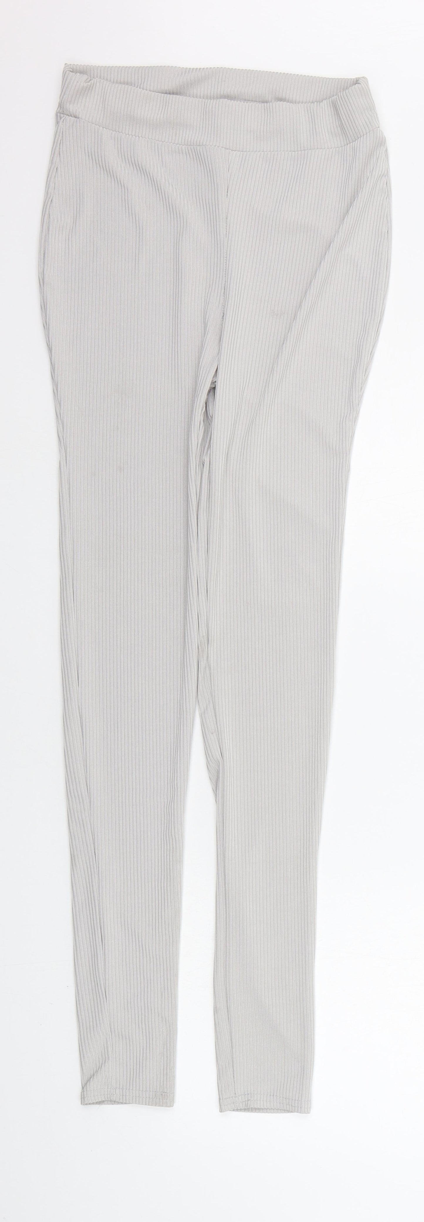 Preworn Womens Grey   Jegging Trousers Size 12 L30 in