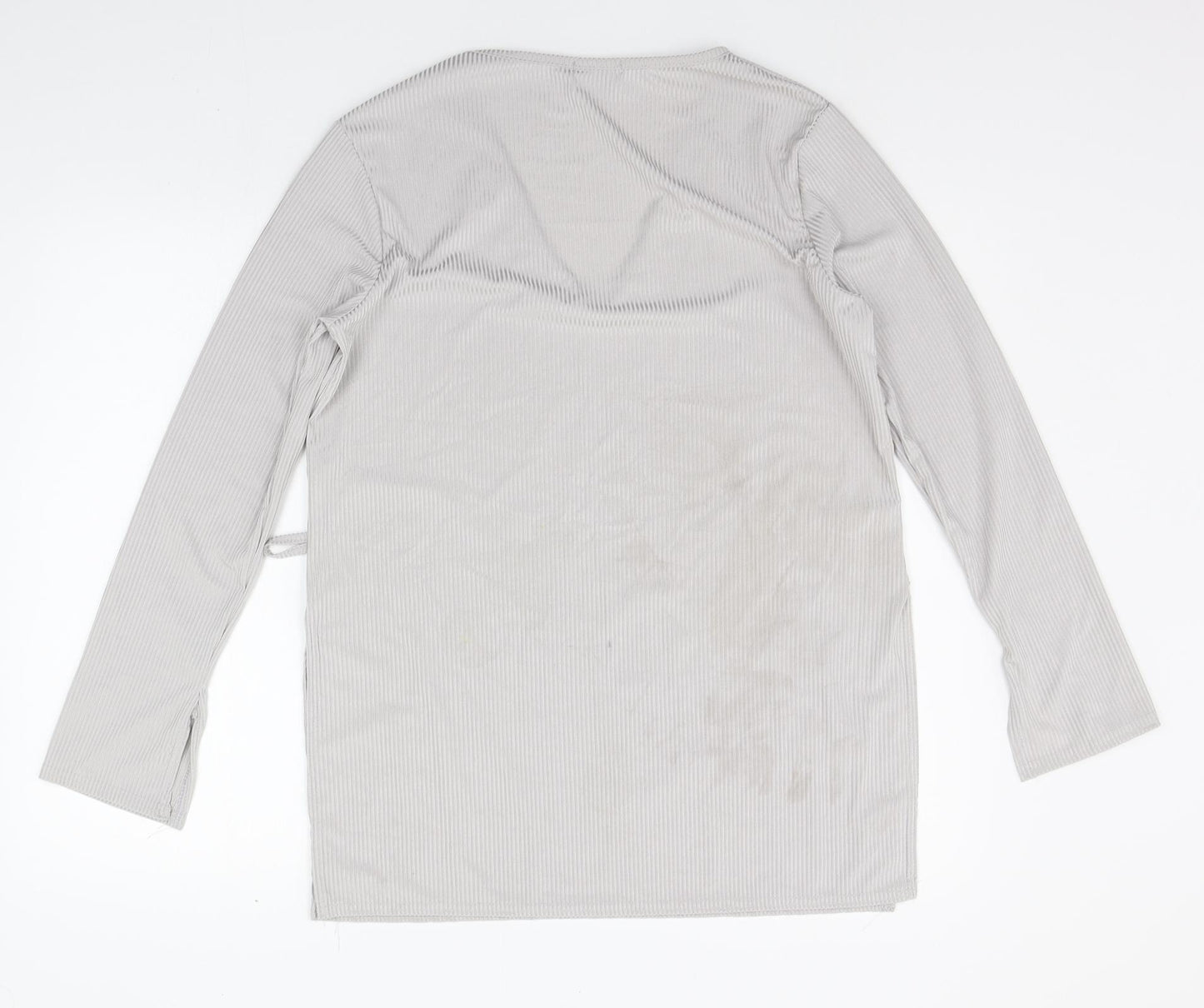 Misspap Womens Grey   Basic T-Shirt Size 12