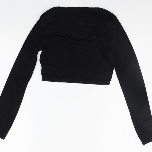 Boohoo Womens Blue   Basic Blouse Size 8