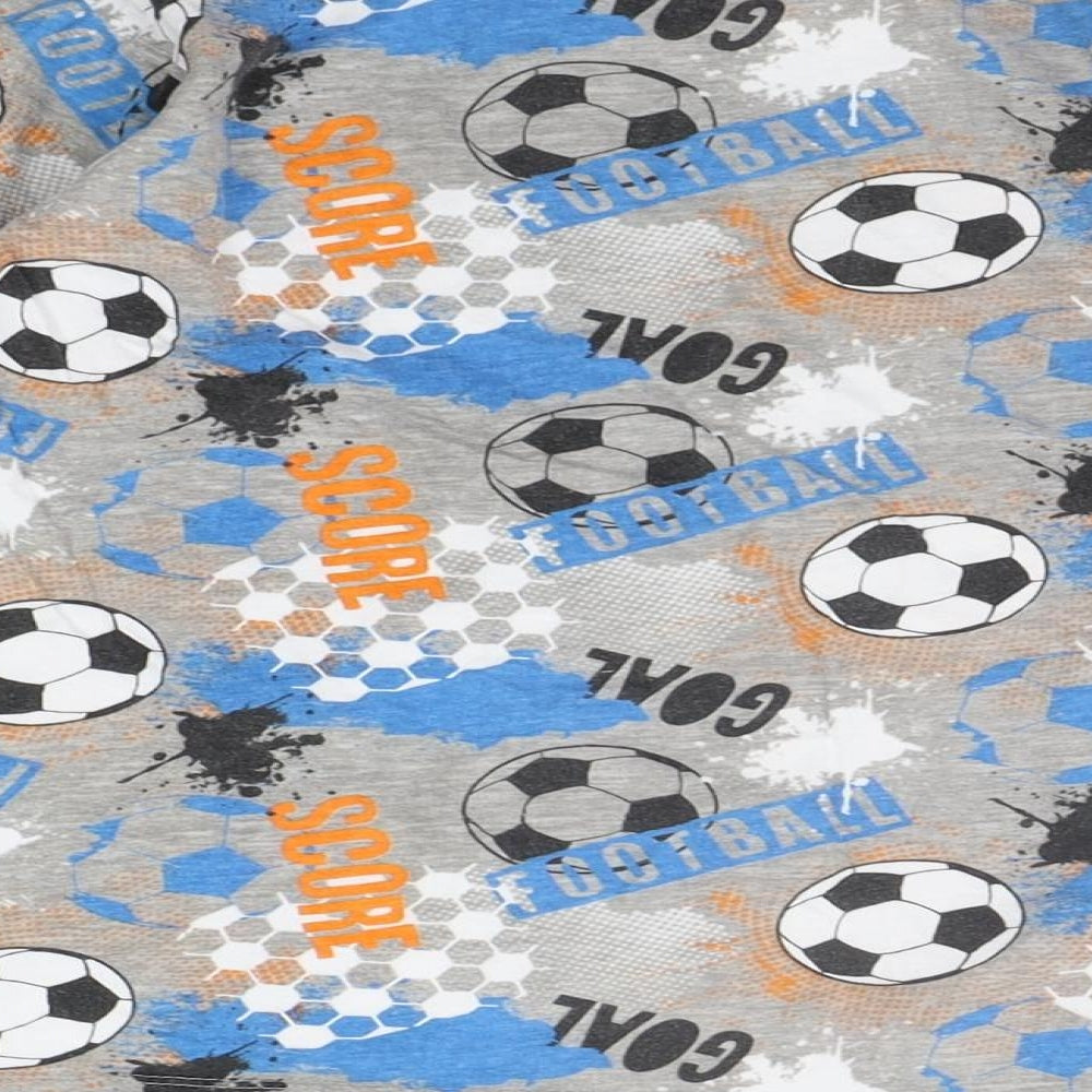 B&M Boys Grey Geometric   Pyjama Top Size 12-13 Years