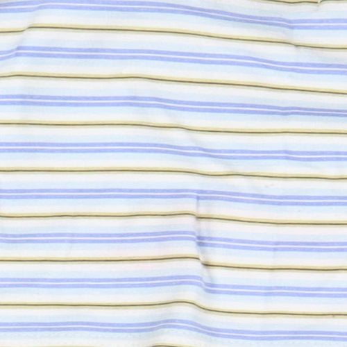 Earlydays Baby Blue Striped  Basic T-Shirt Size 3-6 Months