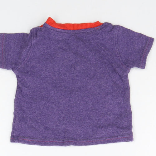 George Baby Purple   Basic T-Shirt Size 3-6 Months