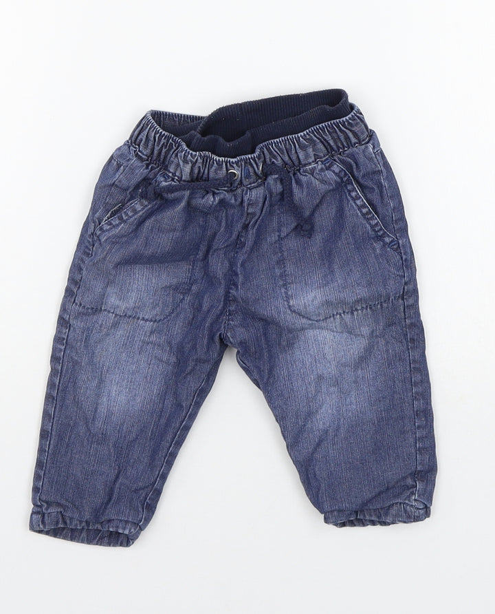 Mothercare Baby Blue   Jogger Jeans Size 3-6 Months
