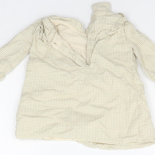 George Baby Beige Check  A-Line  Size 3-6 Months