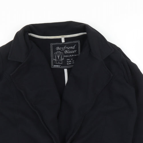 Primark Womens Black   Jacket Blazer Size 14