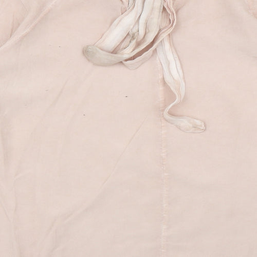 New Line Womens Pink   Basic Blouse Size L