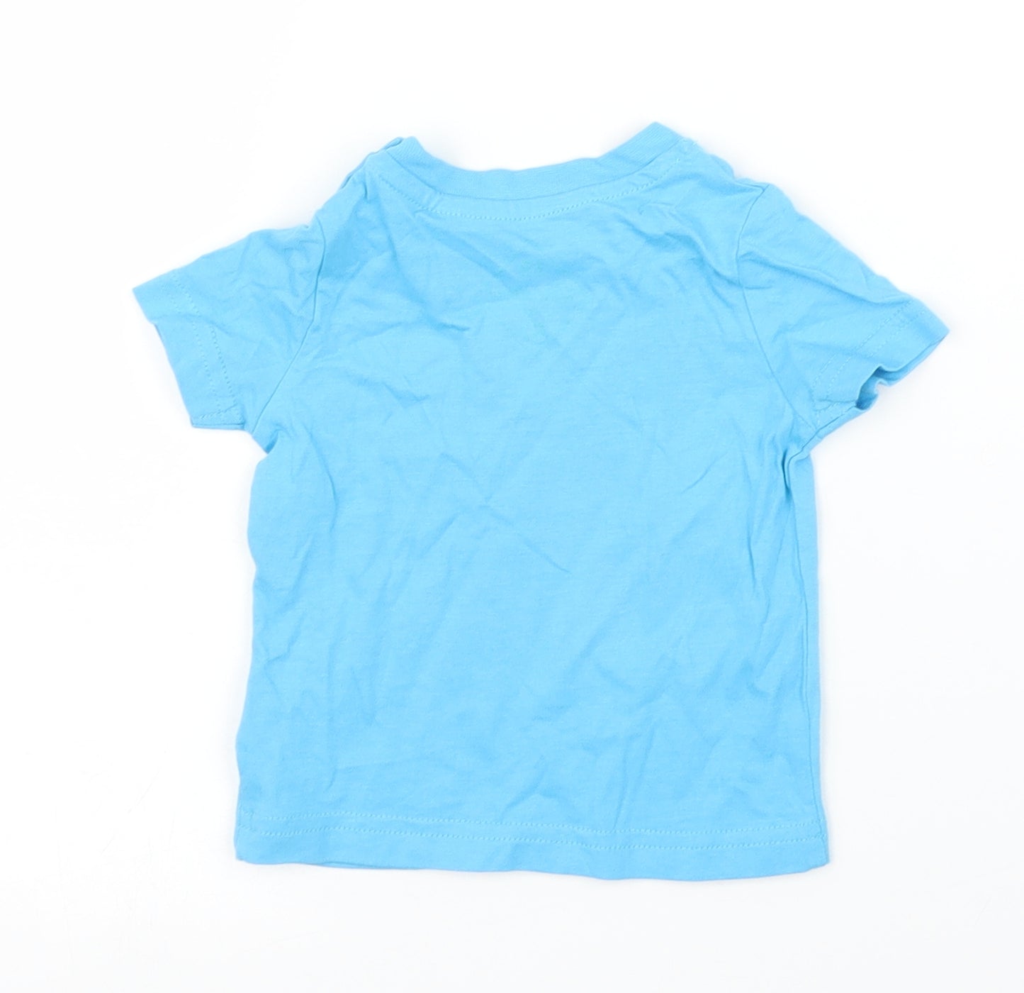 Mothercare Boys Blue   Basic T-Shirt Size 3-6 Months