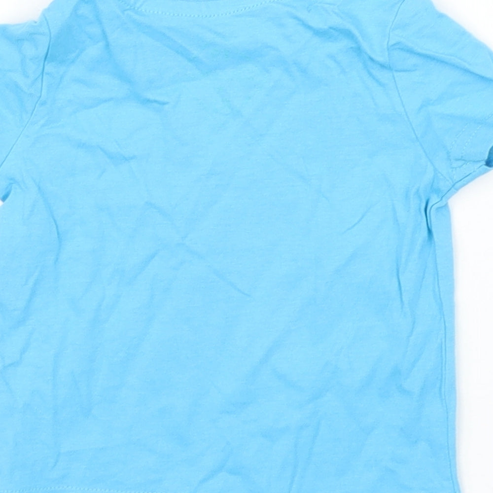 Mothercare Boys Blue   Basic T-Shirt Size 3-6 Months