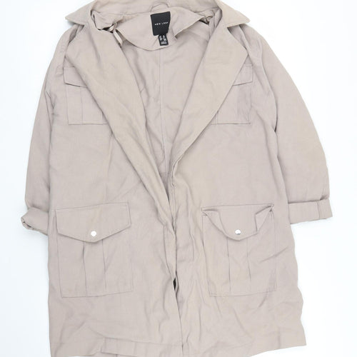 New Look Womens Beige   Jacket Blazer Size 10