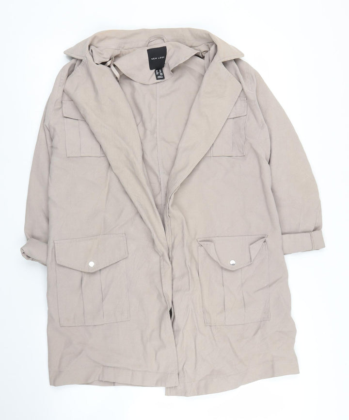 New Look Womens Beige   Jacket Blazer Size 10