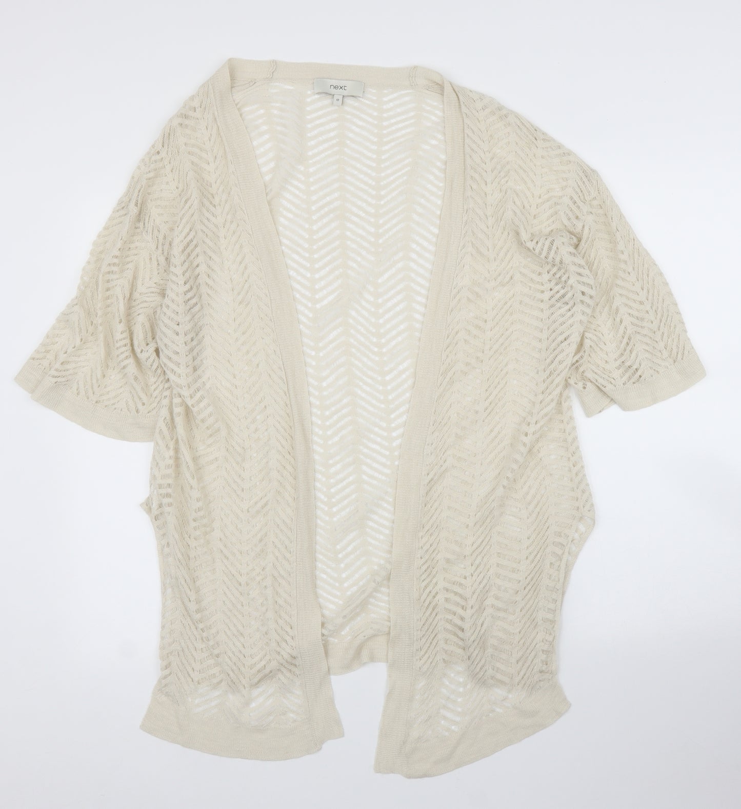NEXT Womens Ivory   Cardigan Jumper Size 12