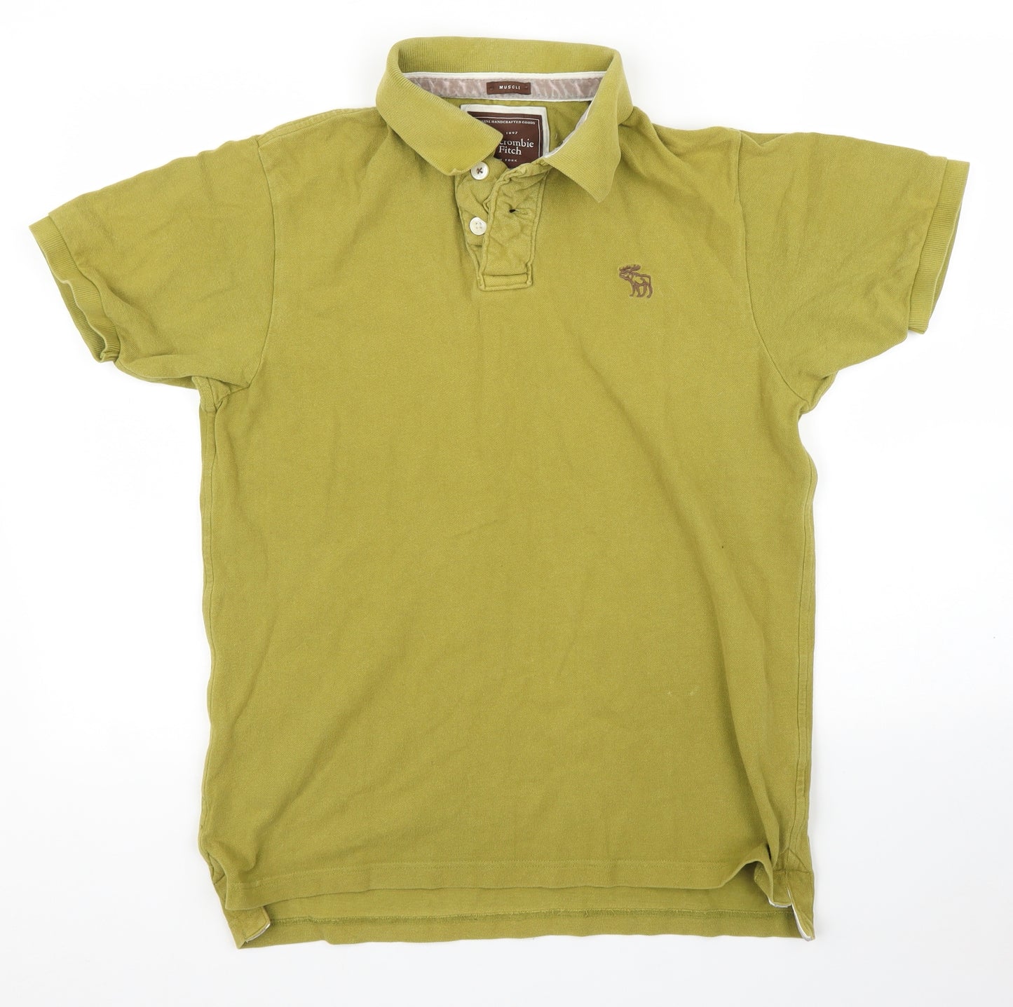 Abercrombie & Fitch Mens Green    Polo Size M