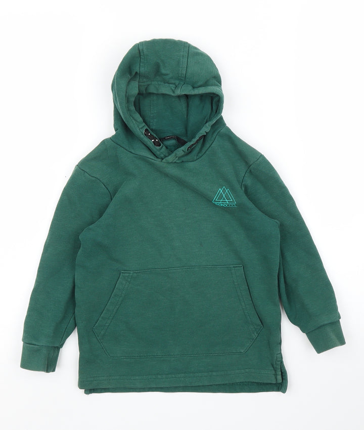George Boys Green Pullover Hoodie Size 4 Years