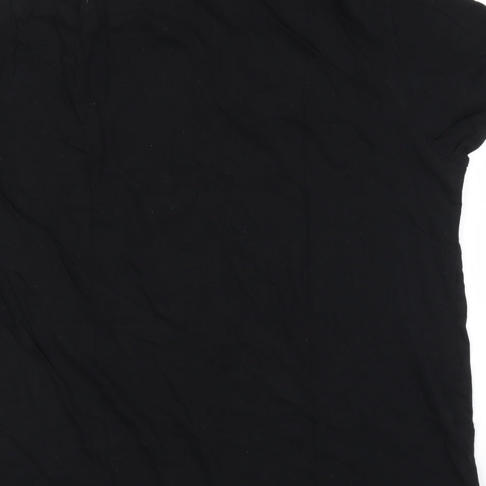 H&M Mens Black    T-Shirt Size L