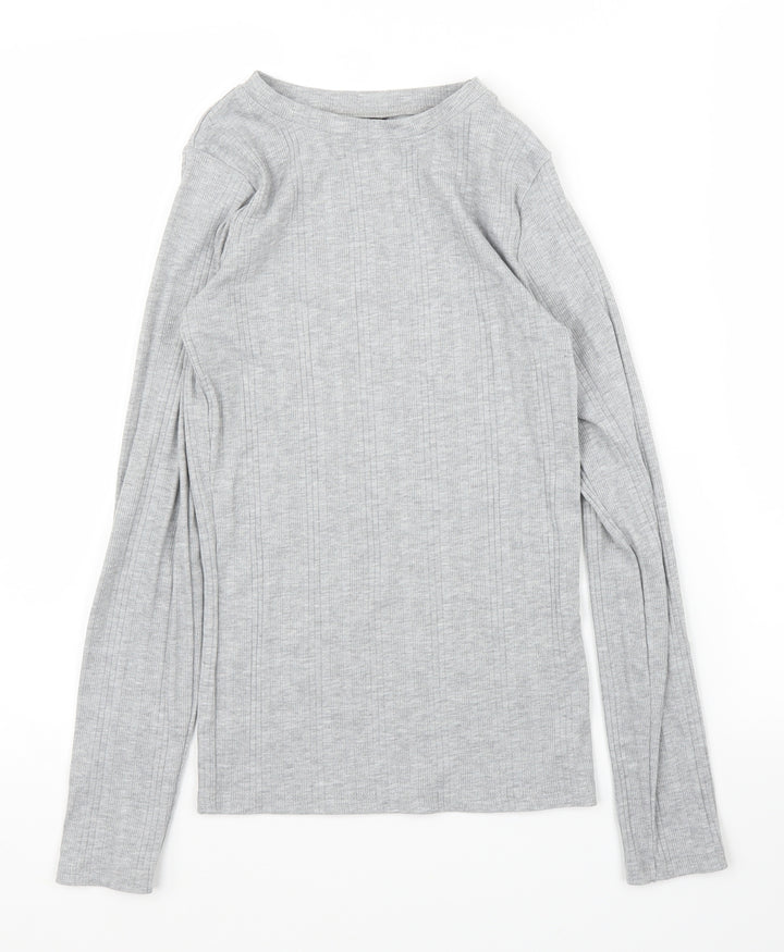 New Look Womens Grey   Basic T-Shirt Size 8