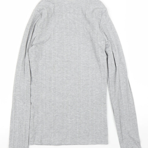 New Look Womens Grey   Basic T-Shirt Size 8