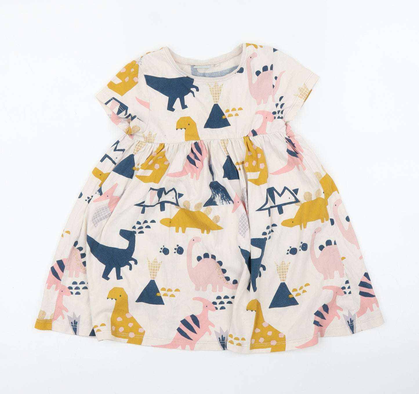 NEXT Girls Beige   A-Line  Size 18-24 Months  - Dinsosaur