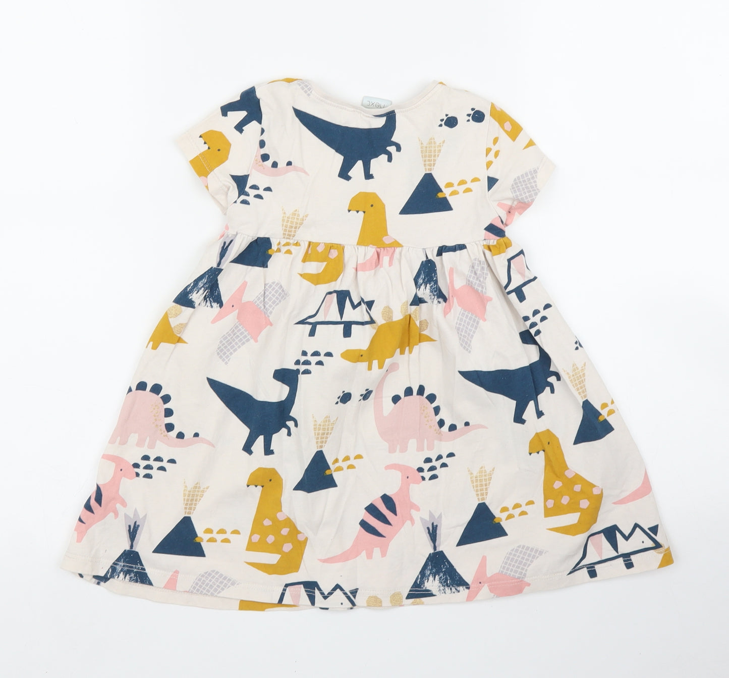 NEXT Girls Beige   A-Line  Size 18-24 Months  - Dinsosaur
