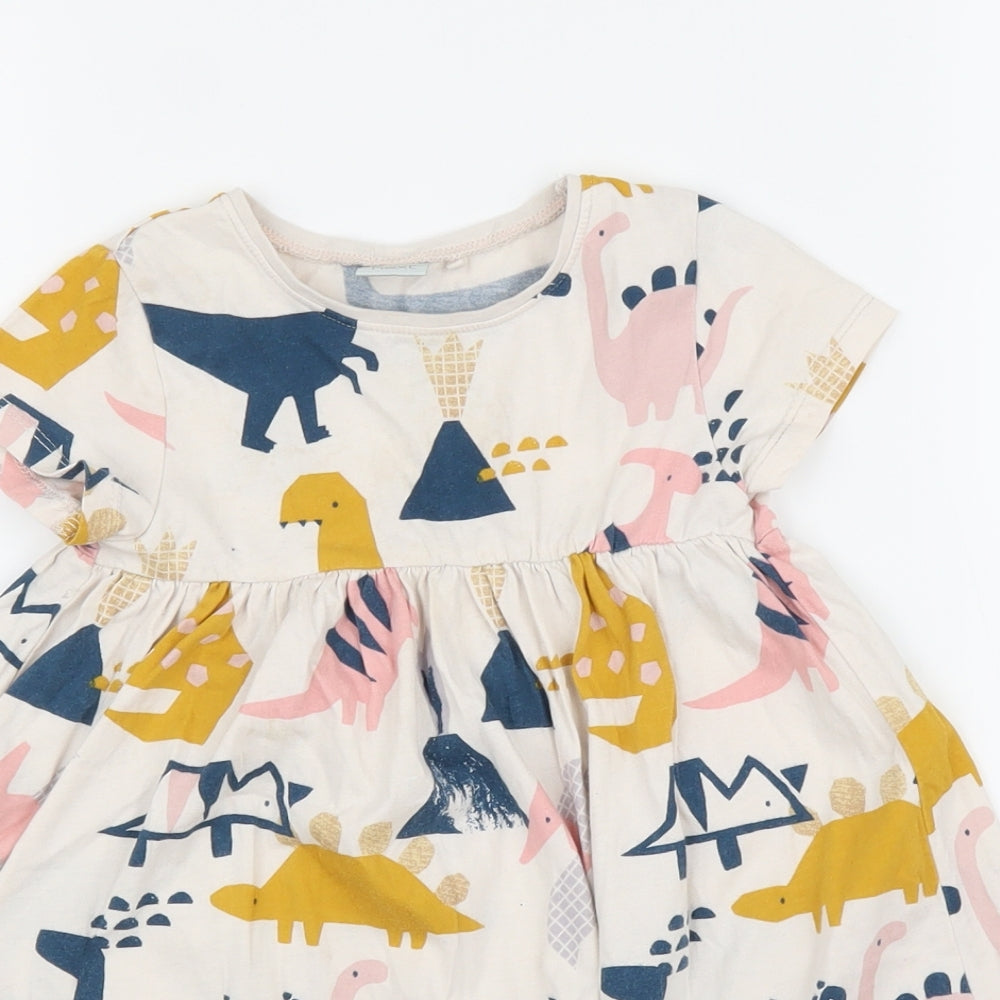 NEXT Girls Beige   A-Line  Size 18-24 Months  - Dinsosaur