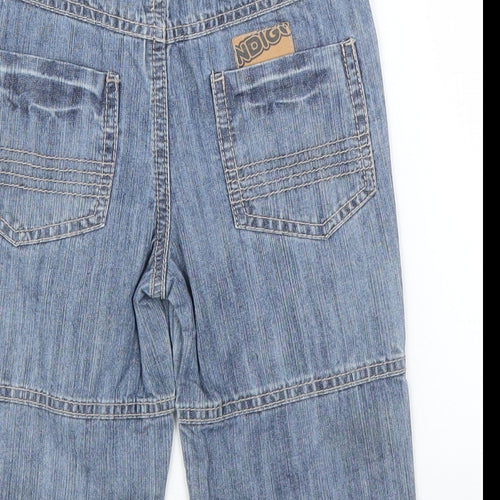 M&S Boys Blue  Denim Capri Jeans Size 9 Months