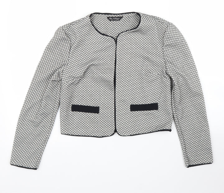 Miss Selfridge Womens Black Cardigan Jumper Size 10 - Chanel jacket