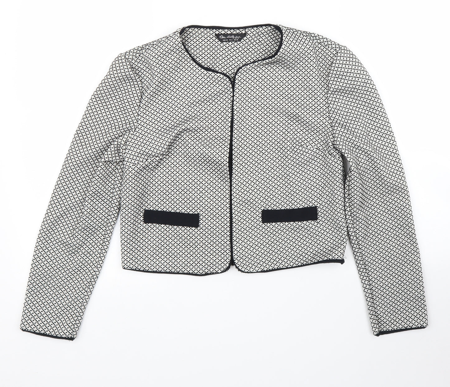 Miss Selfridge Womens Black   Cardigan Jumper Size 10  - Chanel jacket
