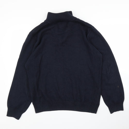 Easy Mens Blue   Pullover Jumper Size L