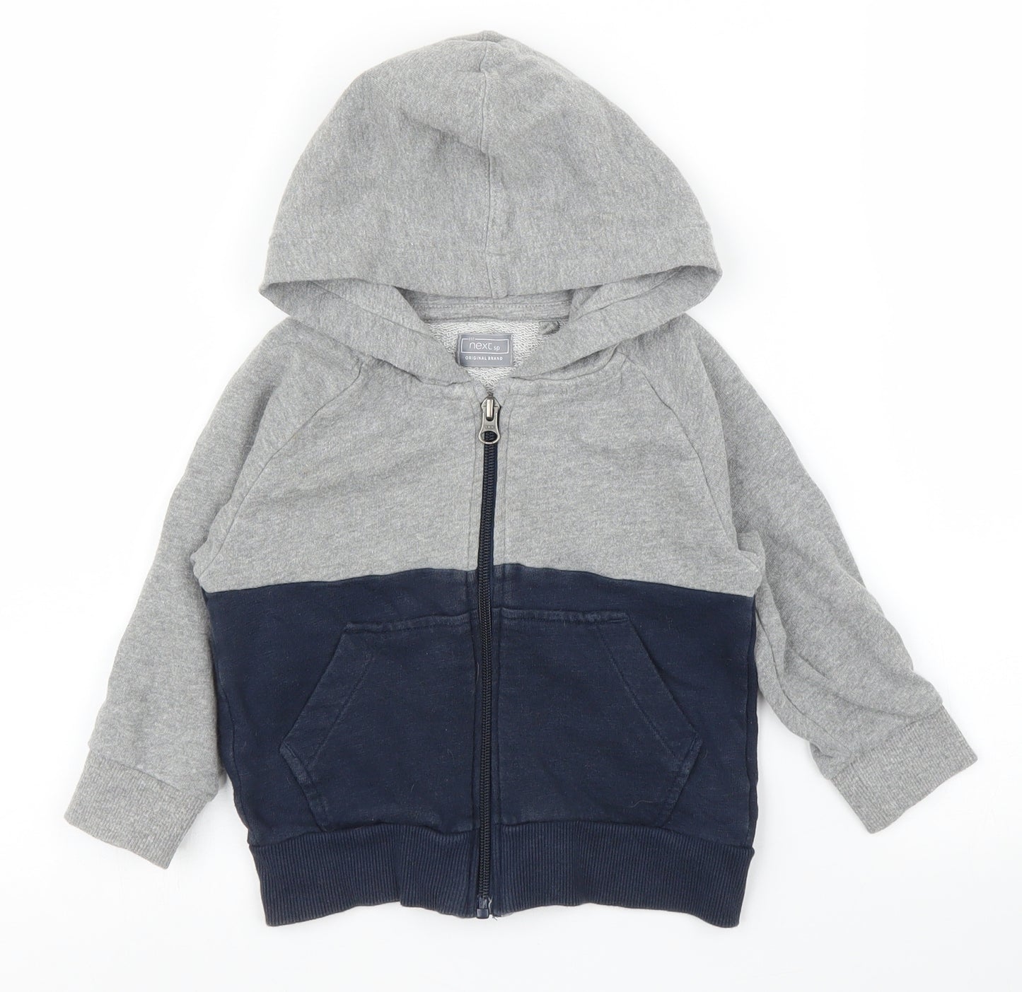 NEXT Boys Grey   Full Zip Jumper Size 18-24 Months
