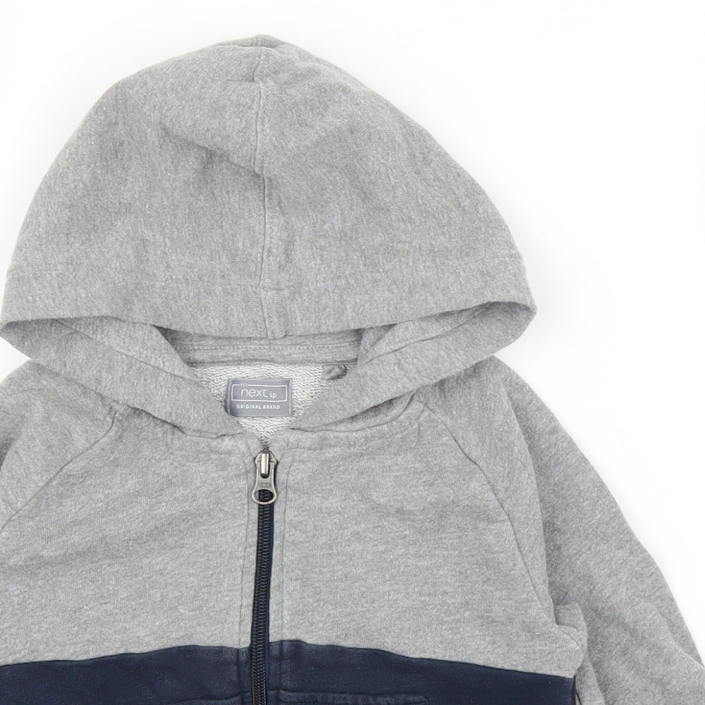 NEXT Boys Grey   Full Zip Jumper Size 18-24 Months