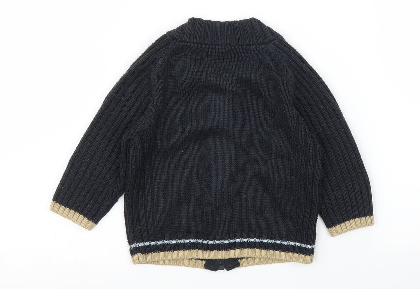 NEXT Boys Blue   Full Zip Jumper Size 6-9 Months