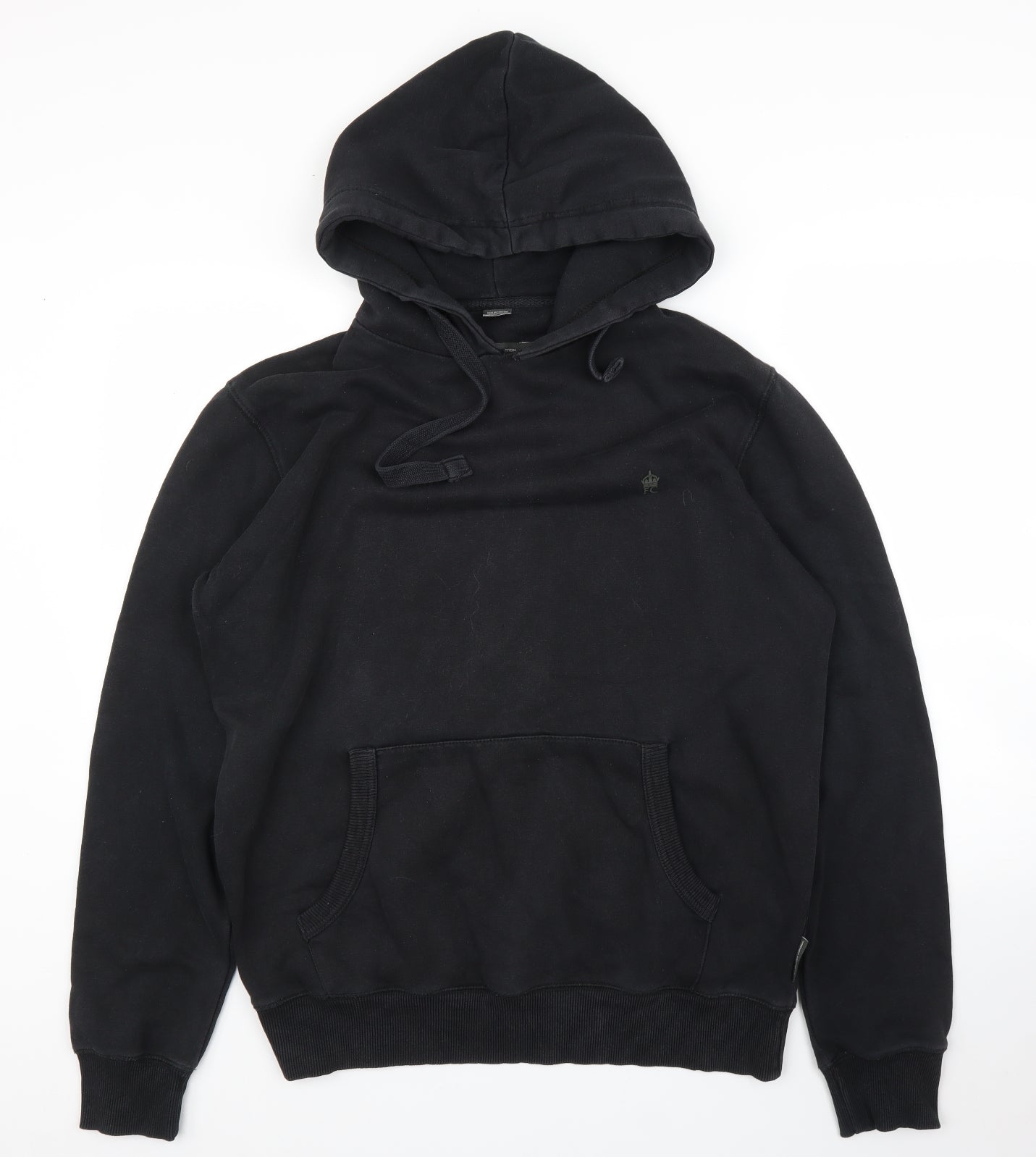 French Connection Mens Black   Pullover Hoodie Size M