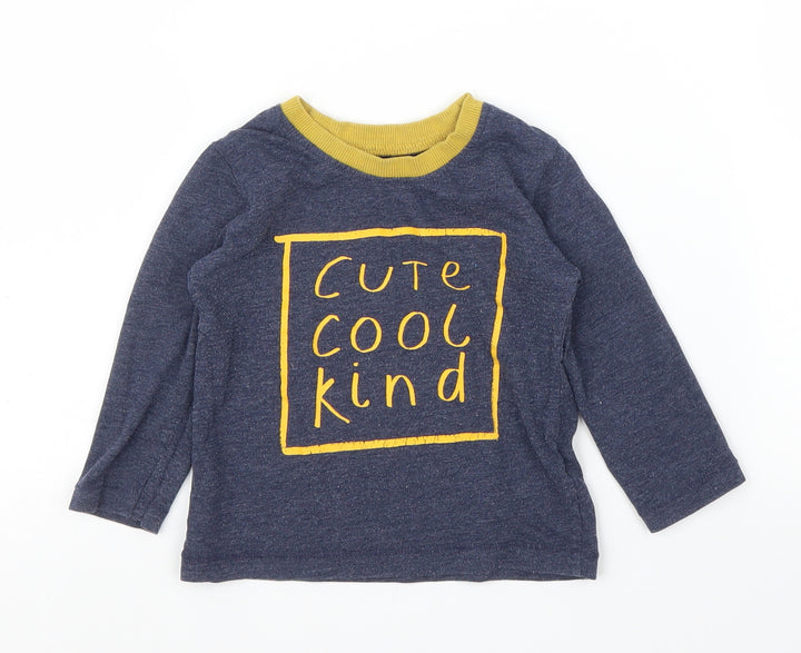 George Boys Blue Basic T-Shirt Size 9 Years