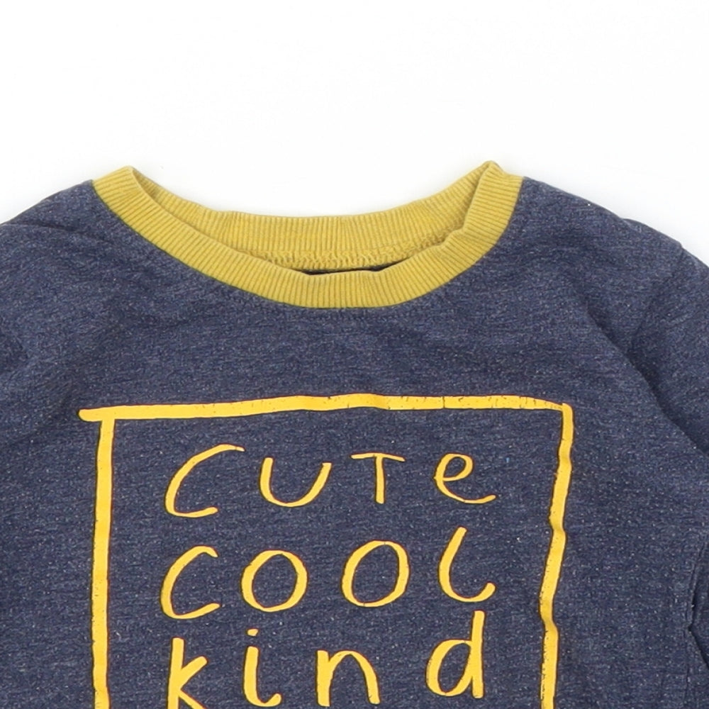 George Boys Blue   Basic T-Shirt Size 9 Years