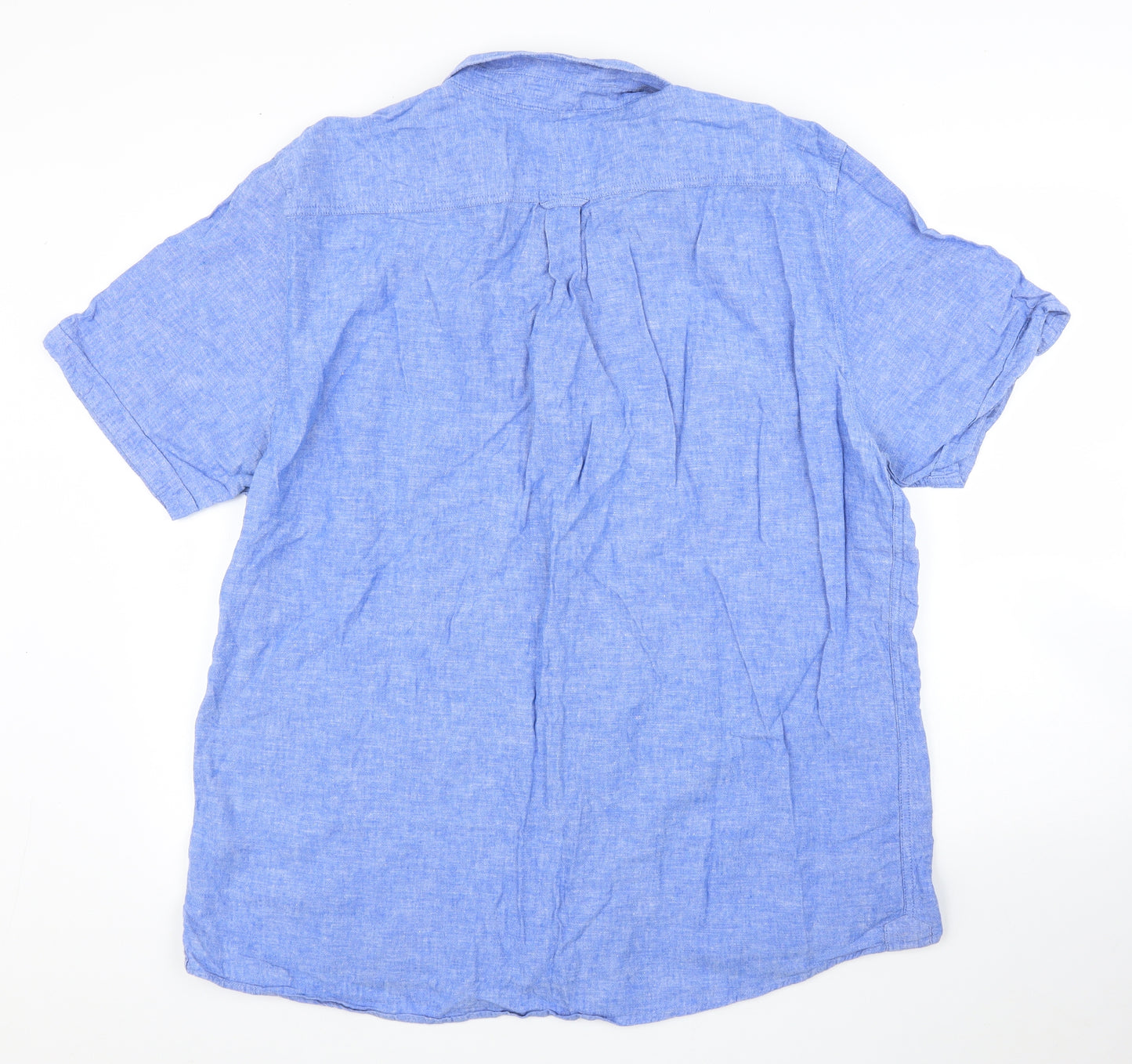 George Mens Blue    Button-Up Size 2XL