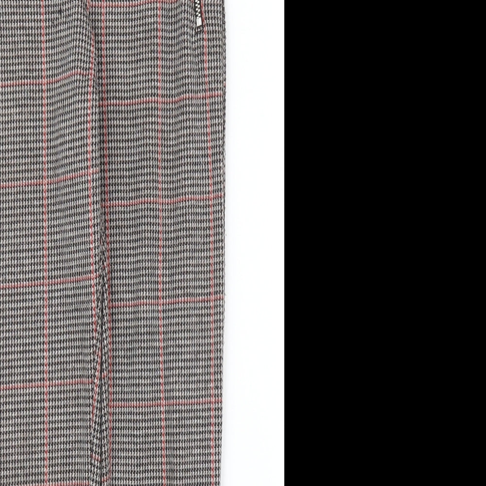 TU Girls Grey Houndstooth  Carrot Trousers Size 9 Years